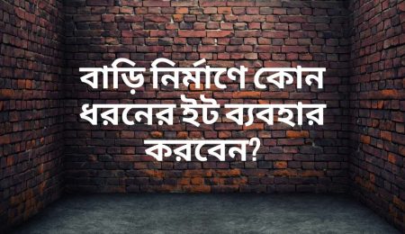 বাড়ি নির্মাণে কোন ধরনের ইট ব্যবহার করবেন?