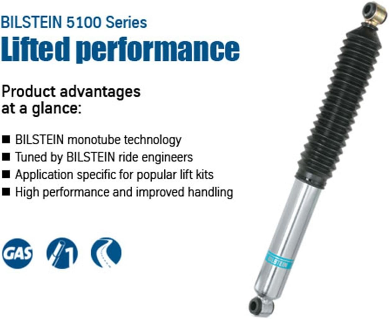 Bilstein 33-238319 Shock Absorber , Black