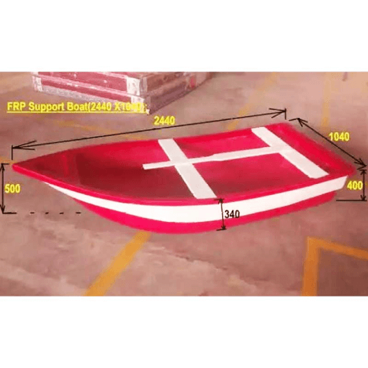 Support FRP Boat 8′ Red 820704
