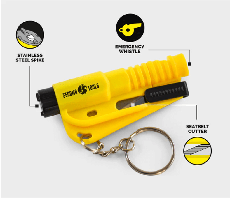 Emergency Car Escape Tool Window Glass Breaker and Seatbelt Cutter